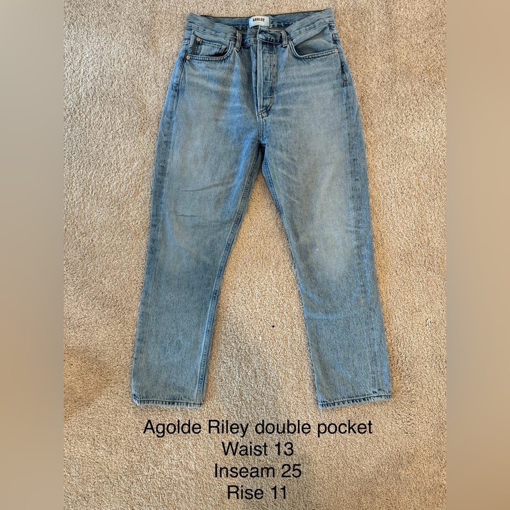 Agolde Riley Double Pocket Denim